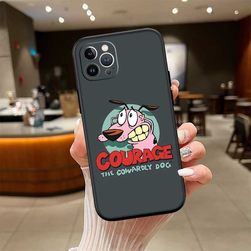 RE15 C-Courage C-Cowardly D-Dog New High-End Shell Phone Case for OPPO A3 Pro A72 A74 A76 A77 A77S A78 A79 A94 A95 A18 A40M A58