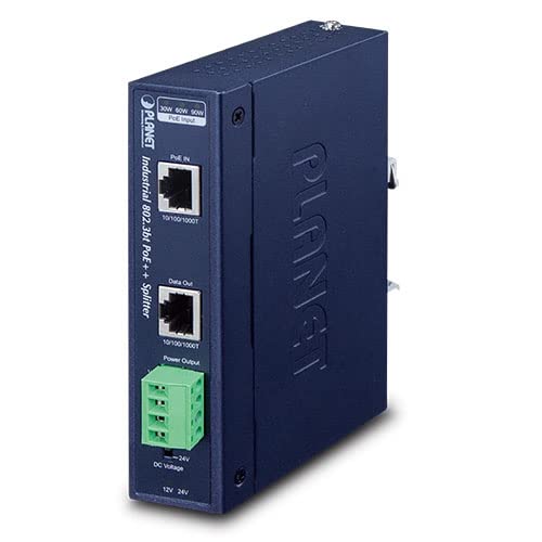 

Промисловий однопортовий спліттер IPOE-173S 10/100/1000 Мбіт/с 802.3bt PoE++