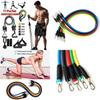 Versatile 11pcs/set Resistance Bands Exercise Rubber Tubes For Home Gym Training