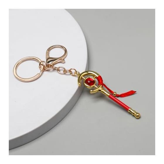 Akixen Frieren Keychain Cosplay Anime Prop Lightweight Accessory Merchandise Fashion Jewelry Alloy Gift for Halloween, Christmas, Birthday Party,