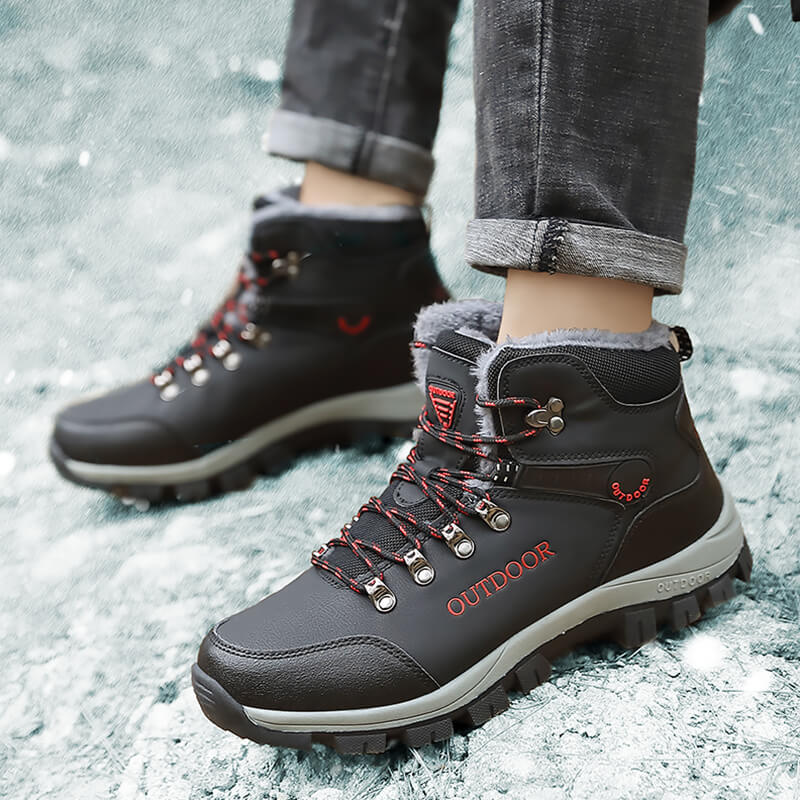 39-46 Men's Large Size In Winter High-top Cotton Shoe Outdoor Hiking Shoes Hiking Shoes