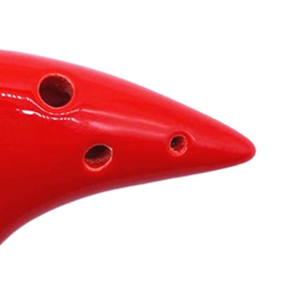 Ocarina 6 Hole Musical Instrument Ceramic Music Lover Mini Ocarina for Music Lover