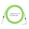 Guitar Cables, 6.35mm To 6.35mm TRS Stereos Amp Rubber Guitar Cord for Studio Monitor Electric Guitar Keyboards Mixers