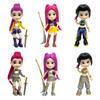 6Pcs PVC Kpop Hunter Figure Animated Movie Character Figurine Statue Cartoon Girl Collectible Model Home Office Desktop Decoration Ornament