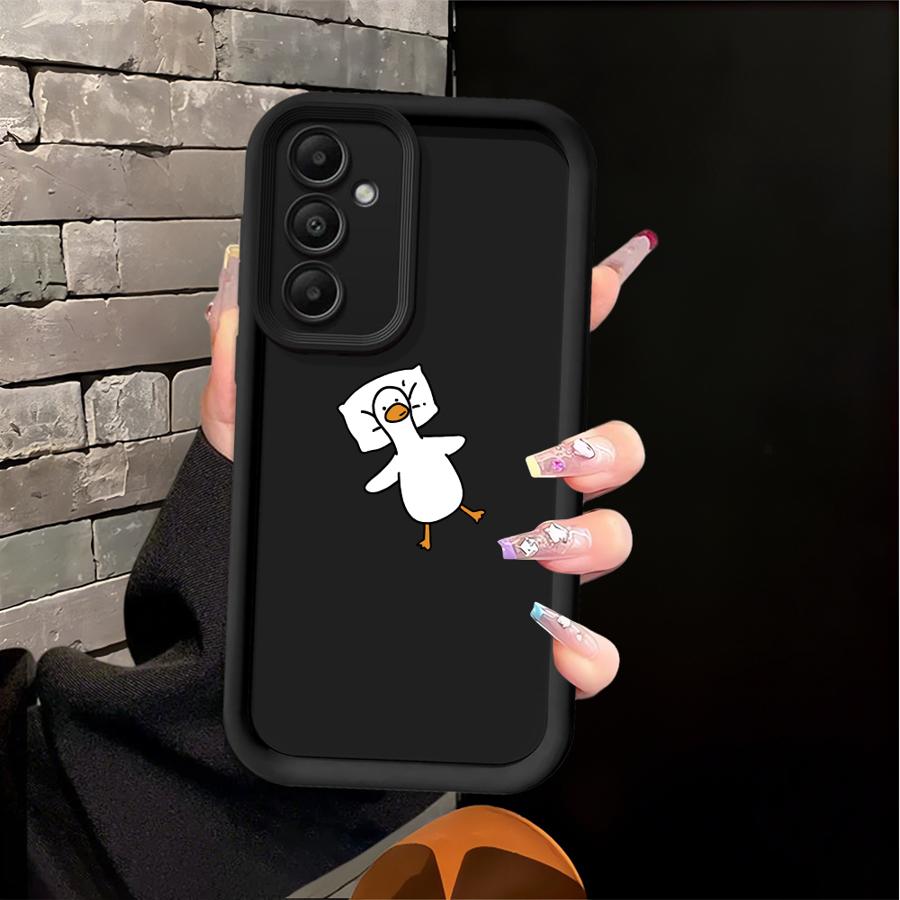 Simple And Cute Duck Phone Cover Case for Samsung Galaxy A16 A34 A12 A13 A56 A23 A51 A73 A53 A54 A15 A35 A36 A26 A32 A71 A72