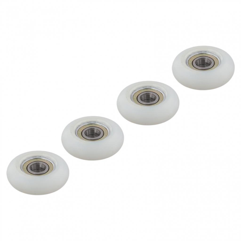 For romaskin Deler 34mm Setehjul Lager Remskive Pakke med Fire