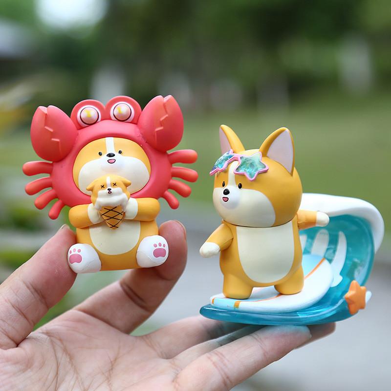 Corgi Pvc Collectible Blind Box Toy For Imaginative Play And Family Bonding