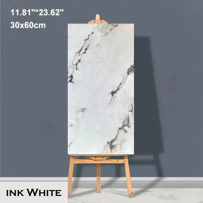 10-20Pcs 30cmx60cm Self-adhesive Marble Tiles Sticker Waterproof Floor Sticker PVC Tile Kitchen Bathroom Wall Sticker Home Decor