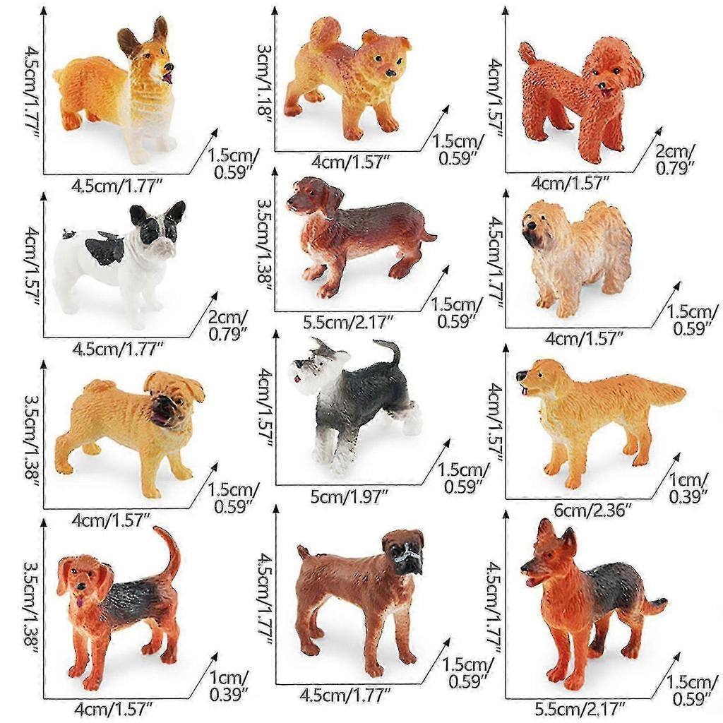 12-piece set of colorful lifelike lizard mini animal and small animal model ornaments