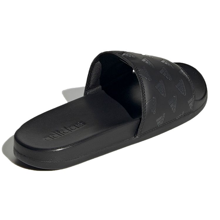Adidas Adilette Comfort Slide Repeat Logo - Black Men Sneakers Core-Black Carbon GV9736