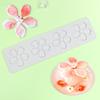 5pcs Flower Petal Pattern Lace Mat Fondant Embosser Baking Decoration Molds Cake Fondant Silicone Mould Easy to Use
