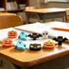 30Pcs Cute Halloween Mini Erasers Reusable Pumpkin Ghost Skull Bat Erasers Cartoon Halloween Eraser Fun Drawing Accessories