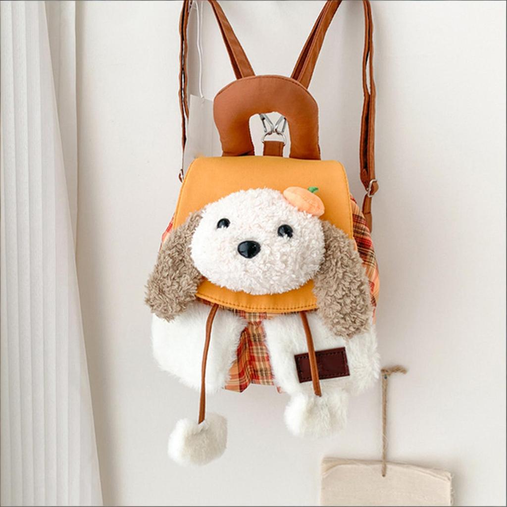 Cartoon Plush Backpack, Cute Animal Doll Bag, A Stylish Backpack For Girls For Everyday Use And Commuting