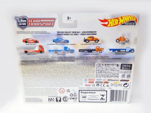 Hot Wheels 18 DODGE CHALLENGER SRT DEMON RETRO RIG Team Transport / #30
