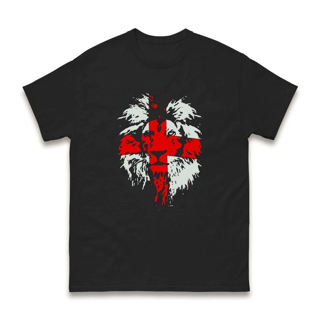 Löwe England Flagge T-Shirt Union Jack Löwenflagge Großbritannien Neuheit Unisex Oberteile