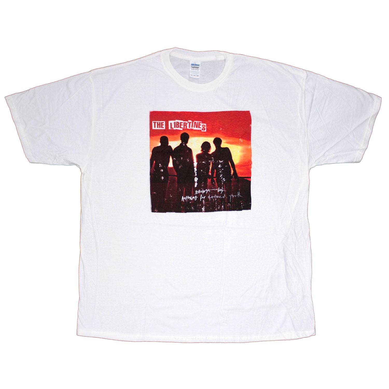 Men s Libertines Anthems For Doomed Youth T-shirt XX-Large White S
