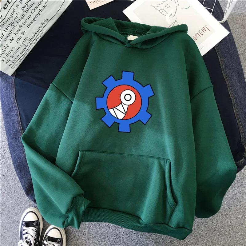 Pánská volná ležérní mikina s kapucí Street Fashion s potiskem