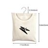 Rotatable Cotton Canvas Laundry Basket - Detachable and Washable Storage Bag