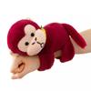 New Capybara Plush Doll Slap Bracelet Monkey Interactive Toy Plush Wrist Band Home Decor Gift Animal Slap Bracelets