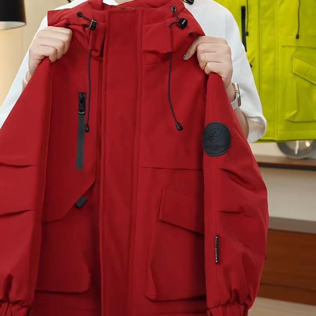 Boys' Fall/Winter Quilted Jacket: Loose-Fitting, Thickened, Edgy Trench Coat