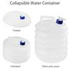 Collapsible Water Container 3/5/10/15L Outdoor Use Lightweight Roomy Foldable Water Pouch Outdoor Use bucket