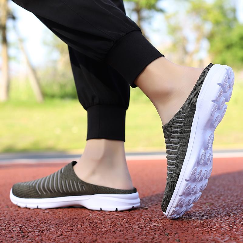 Chinelos unissex respiráveis para ambientes internos/externos, ultraleves, para ambientes internos, chinelos femininos, chinelos de casa, chinelos masculinos de tamanho grande e leves