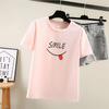 2025 Summer Casual loose student T Shirt Women's Y2k Tops Harajuku funny letter print Short Sleeve T-shirts for Women