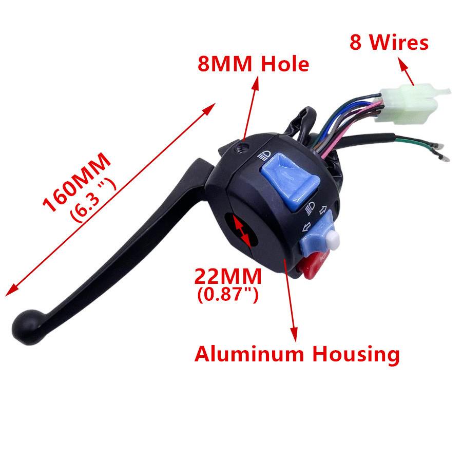 Buy Universal 22MM Motorcycle Handlebar Lever Switch 50CC 125CC 150CC  Scooter Moped Turn Signal Horn Button For GY6 Polaris Honda at affordable  prices — free shipping, real reviews with photos — Joom