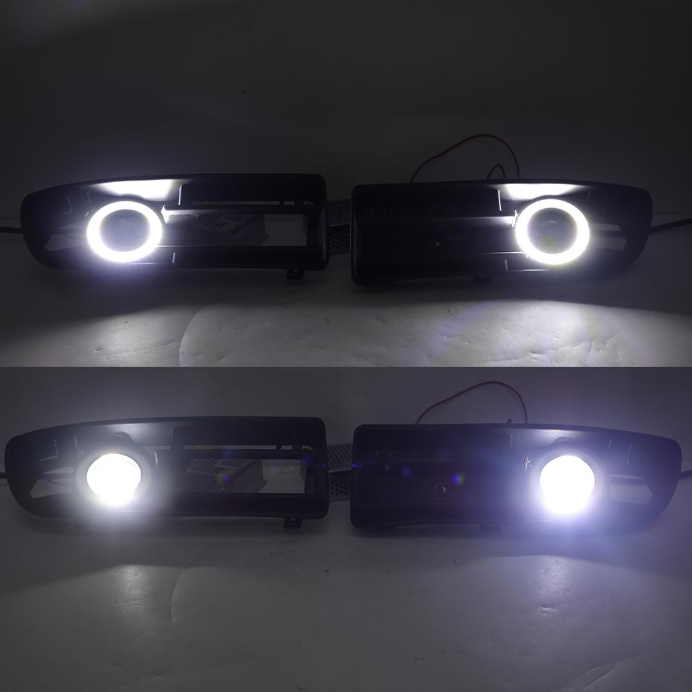 For VW Jetta Bora Mk4 1999-2004 Car Fog Light LED Front Bumper Grille DRL Lamp Headlights Part Replacement Car Accessories