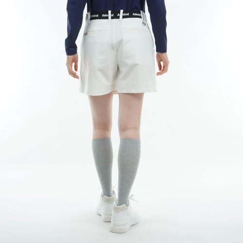 Admiral Golf Women's Box Pleat 4-Way Culottes, White