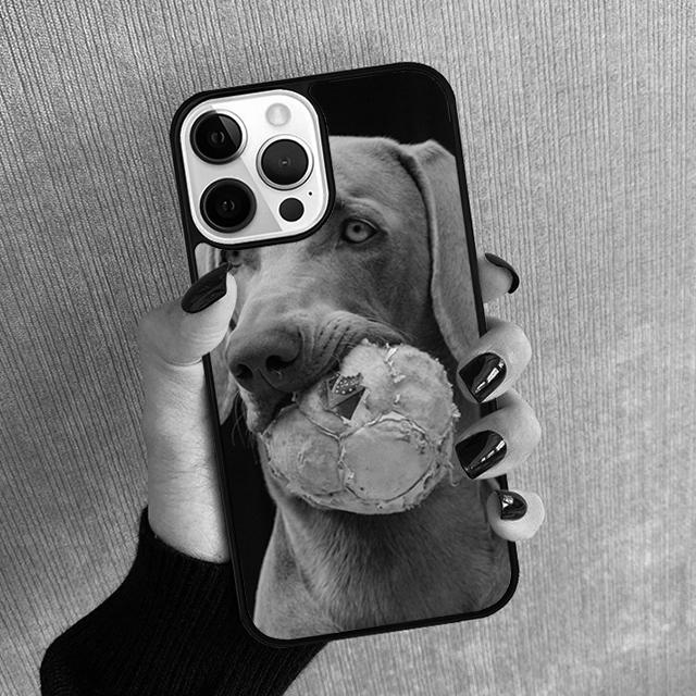 Weimaraner Dog Phone Case For iPhone 17 Air 16 15 14 Plus 12 13 Pro Max Soft Bumper Shell Cover Coque
