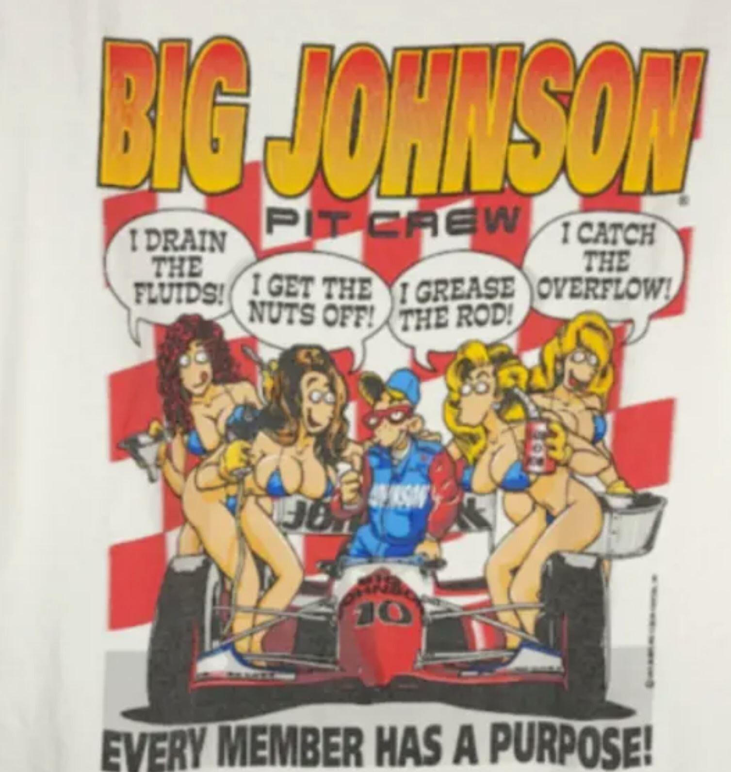 Big Johnson t Shirt new Dad gift father day graphic best Unisex T-Shirt XXXXL