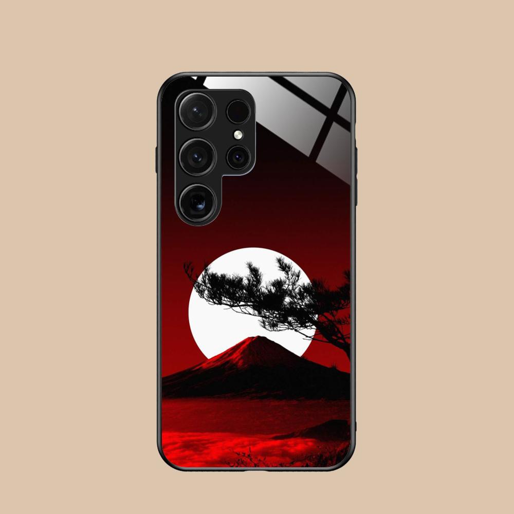 Luna Moon Mobile Cell Phone Case for Samsung Galaxy A56 55 54 53 52 51 36 35 34 23 16 15 5G Glass Colorful Cover Cover Luxury