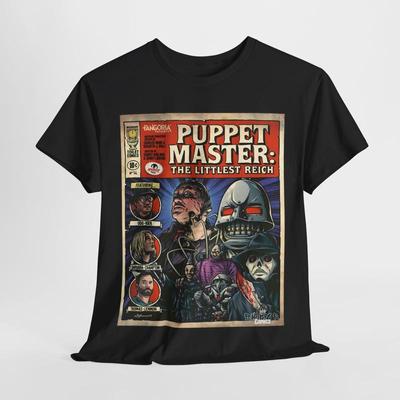 Puppet Master The Littlest Reich Comic Art T Shirt Heavy Cotton