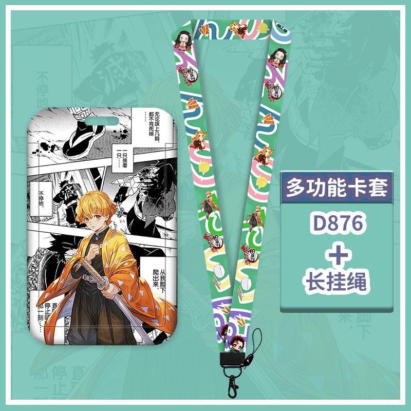 Anime Strap Lanyard for Keys Lovely Keychain Badge Holder ID Credit Card Pass Hang Rope Lariat Mobile Phone Charm Accessories