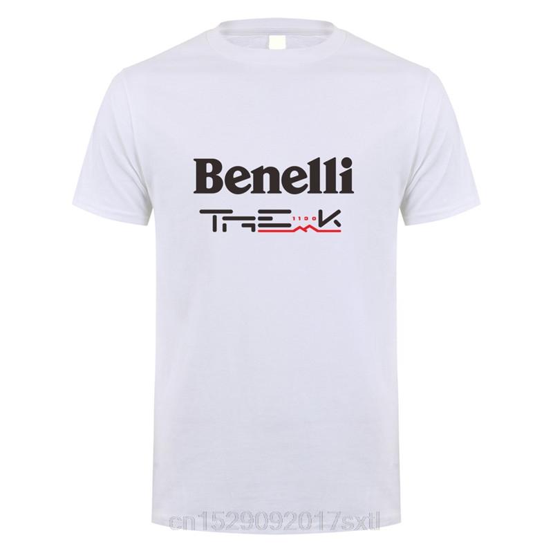 Benelli Trek 1130 T Shirt Men Tops Summer Short Sleeve Motor Tshirt Mans Tshirt