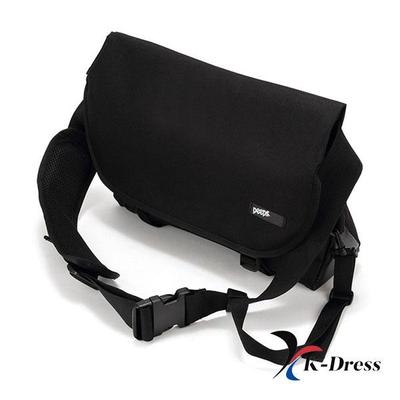Peeps Essential Black Unisex Fashion Design Messenger Crossbody Bag for Students and Professionals