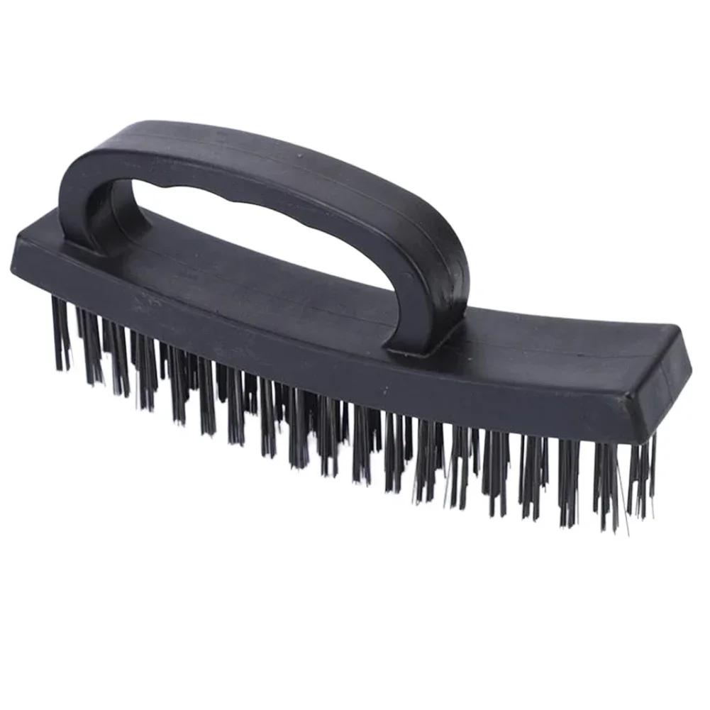 2PCS Brosse métallique industrielle pour décapage, polissage, nettoyage, élimination de la rouille, Accessoires d'outils de nettoyage