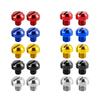 2pcs M8 / M10 Motorcycle Rear View Mirror Hole Plugs Screws Aluminum Alloy Parts Modification Accessories