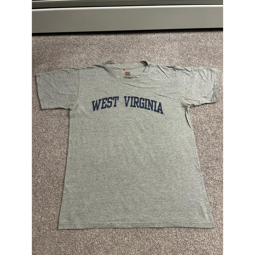 Red Oak West Virginia T-Shirt Mens Medium Gray Excellent NCAA Graphic Tee Unisex T-Shirt