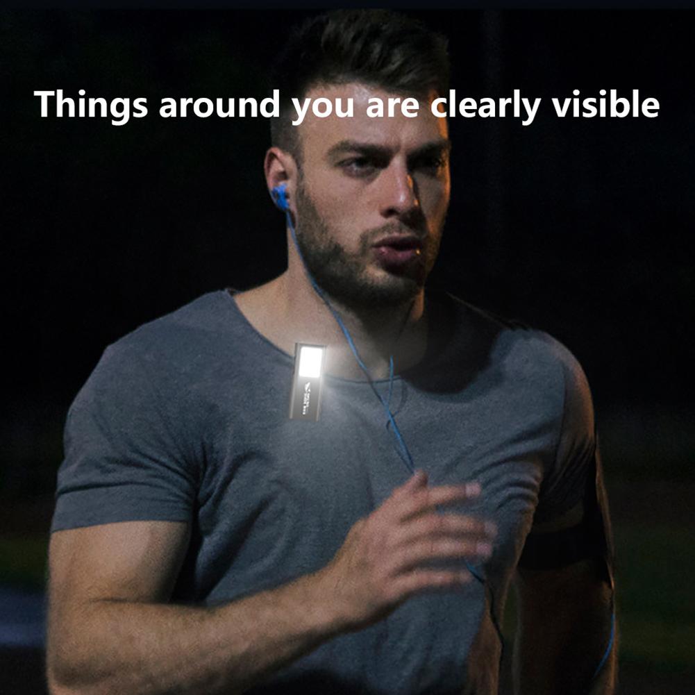 LED EDC Flashlight USB Rechargeable Emergency Camping Light Waterproof Super Bright Flashlight for Outdoor Running Hiking