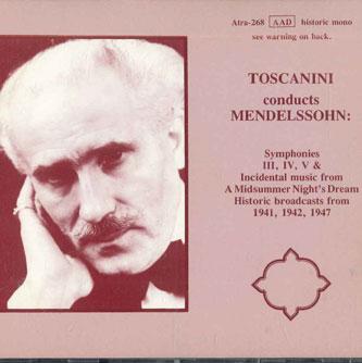 

CD TOSCANINI - Toscanini Conducts Mendelssohn ATRA268 DENON Japan Classical Used