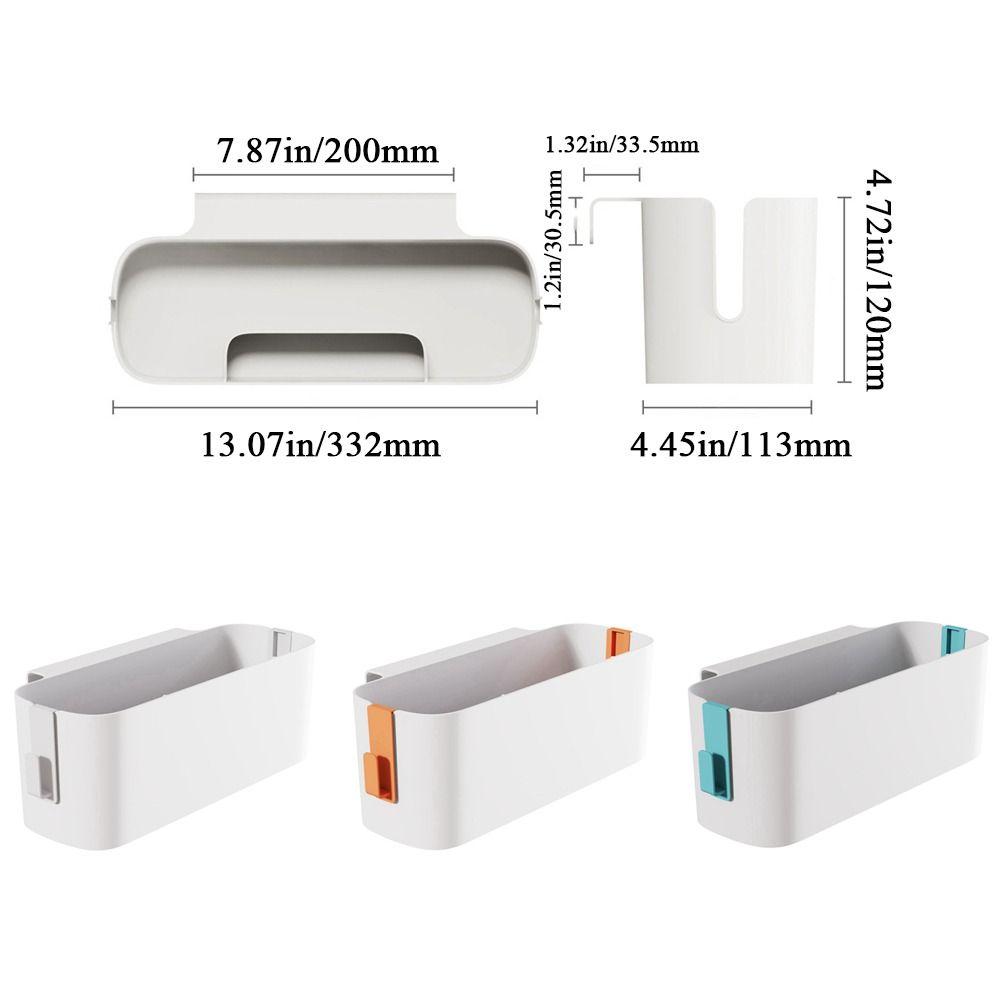 Free Punch Bed Hanging Bag Plastic Sundries Organizer Durable Night Stand Shelves  Desk