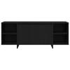 TV Cabinet 130 X 35 X 50 Cm Black Oak Particleboard