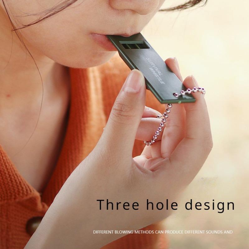 

Трехчастотный свисток для выживания на открытом воздухе, спасательный свисток, аварийный свисток, высокочастотный свисток для оповещения о землетрясениях