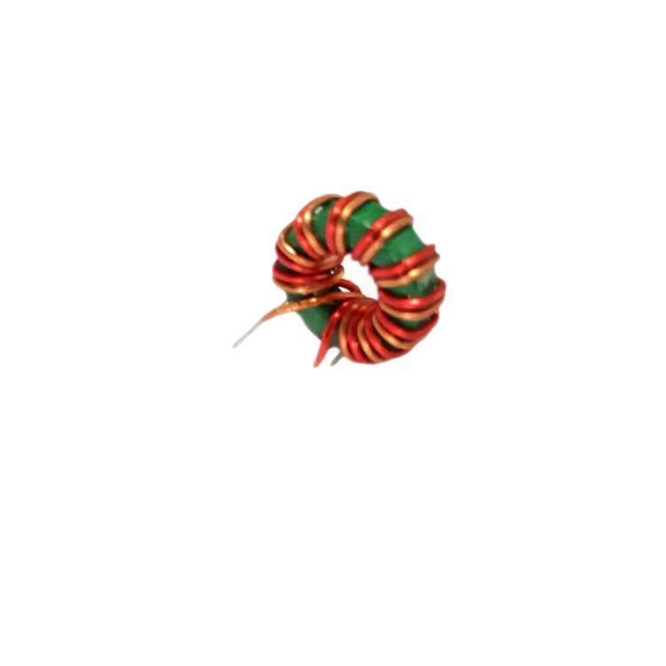 Red Covered Common Mode Choke Coil T9*5*3, 10 Turns, 50uH Inductance, Parallel Wound, Nickel-Zinc Ferrite Core