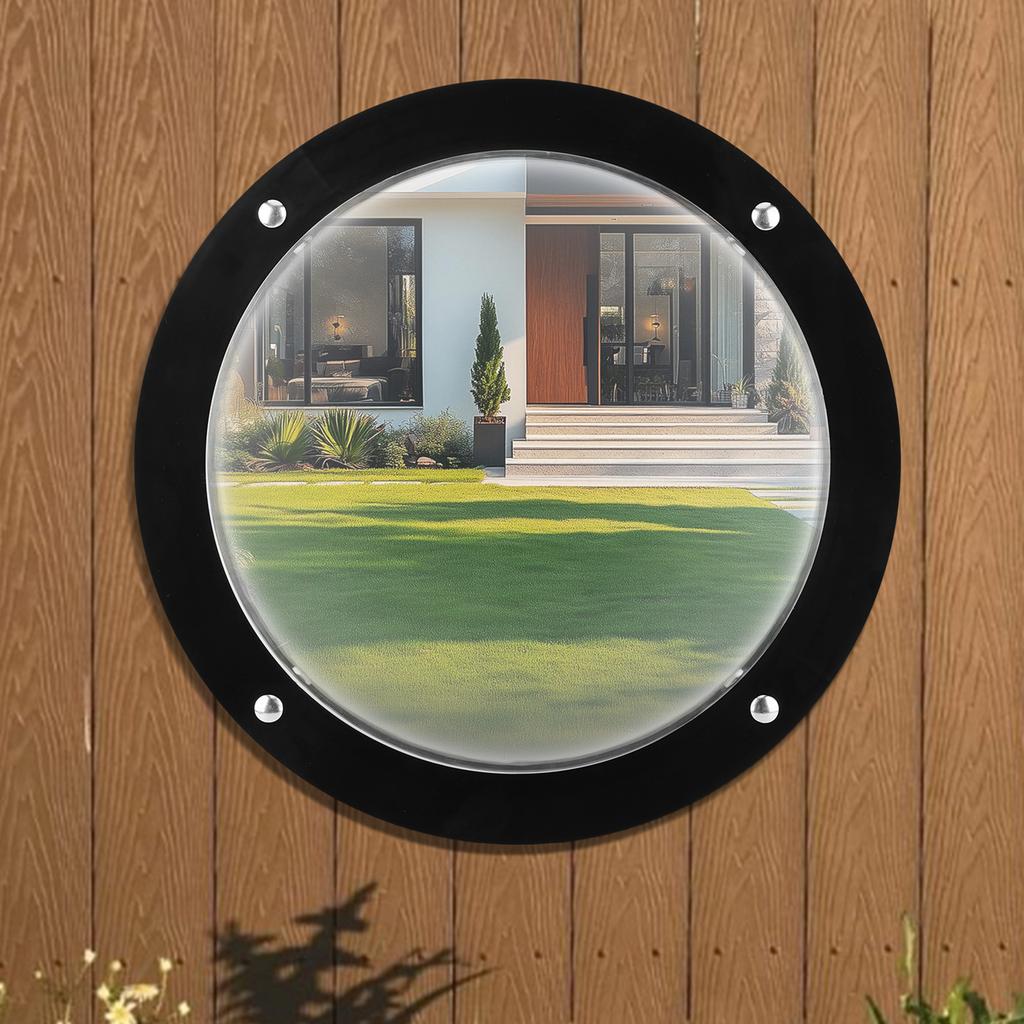Dog Window for Fence Acrylic Clear View Dome Bubble Window - Dog Dome Window Cat Pets Dome Safe Ventilation Hole Pet Peek Window
