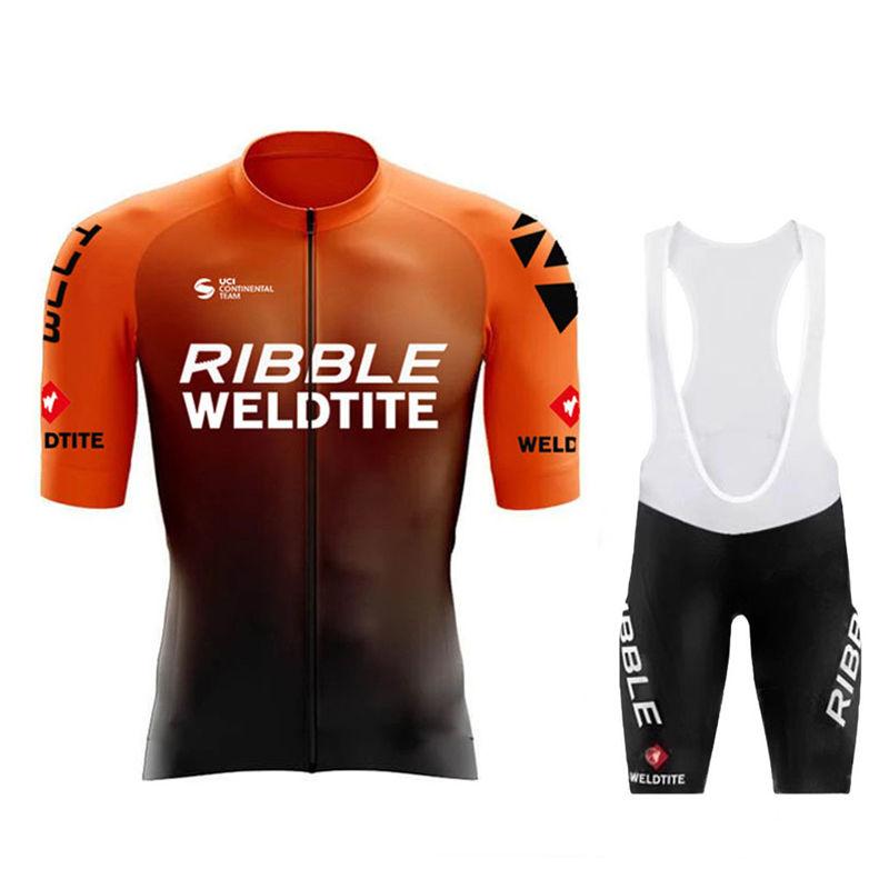 2026 Ribble Weldtite Team Cycling Jersey Set Summer Belgium Bicycle Breathable MTB Bike Clothing Maillot Ropa Ciclismo Uniform Suit