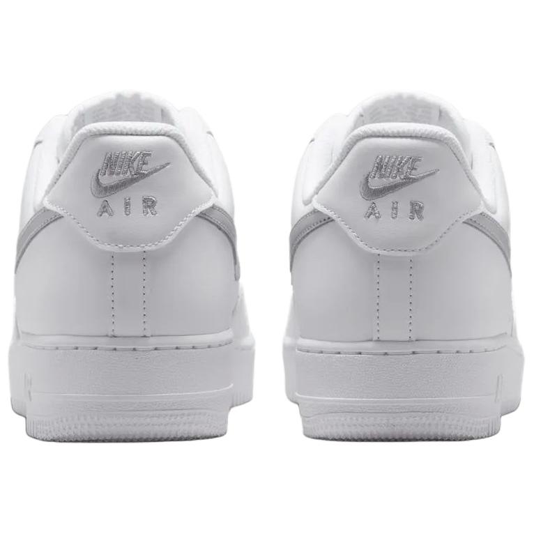 Nike Air Force 1 07 Vestibilità Comoda Sneakers Traspiranti Uomo Sneakers Bianco Argento FJ4146-134