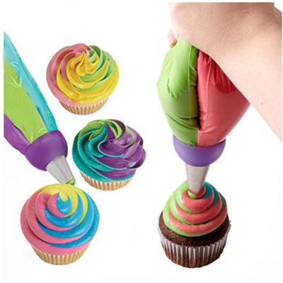 1 Stück Mix Farben Zuckerguss-friedliche Düse Konverter Stecker Backen Fondant Kuchen Dekorieren Werkzeuge